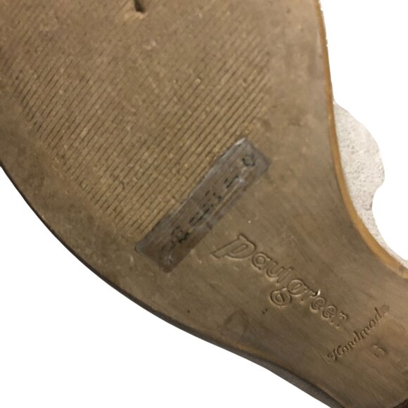 Paul Green Trisha Cage Sandals Open Toe Slingback Leather Beige UK 6 US 8.5 - Picture 7 of 8